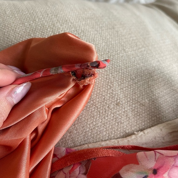 Ieena for Mac Duggal chiffon floral maxi dress size 4. NWT - Picture 7 of 7